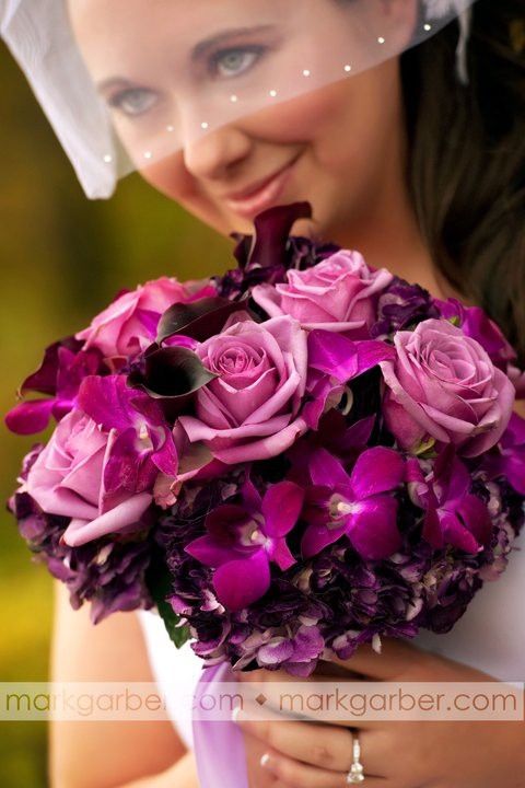 Purple Wedding Bouquet Ideas