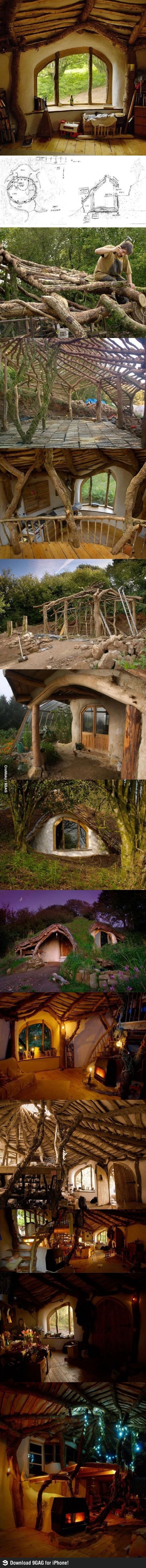 How to build a HOBBIT house – cool!