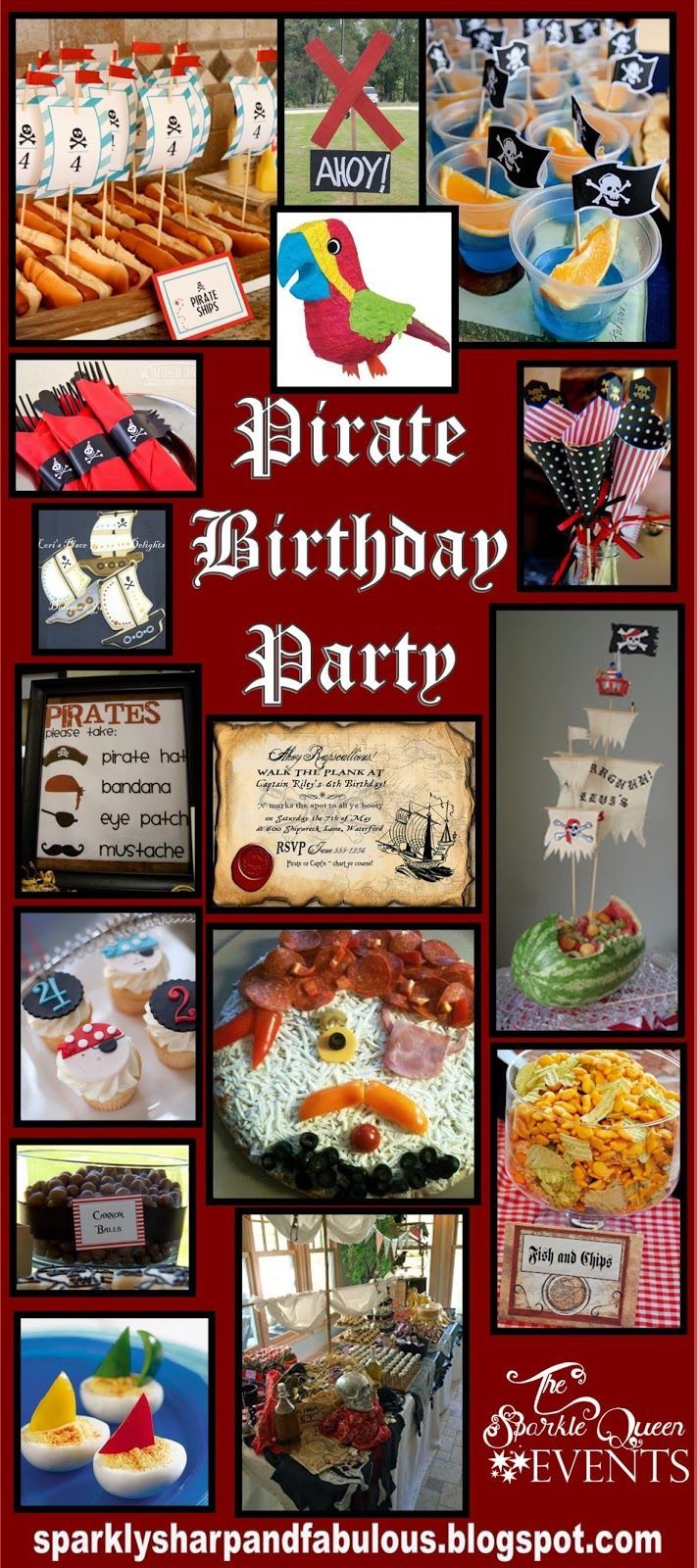 Pirate Birthday Party for Little Boys – inspiration board