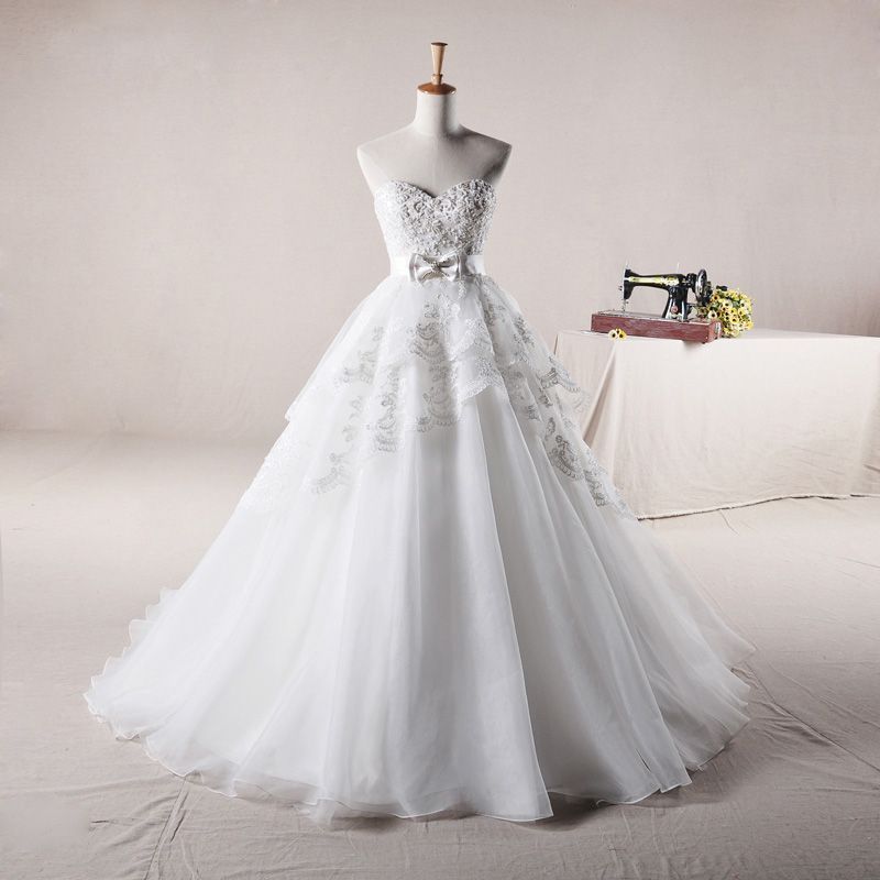 Sweetheart Ball Gown Tulle wedding dress…if we renew our vows