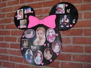 DIY Minnie Mouse Photo Collage