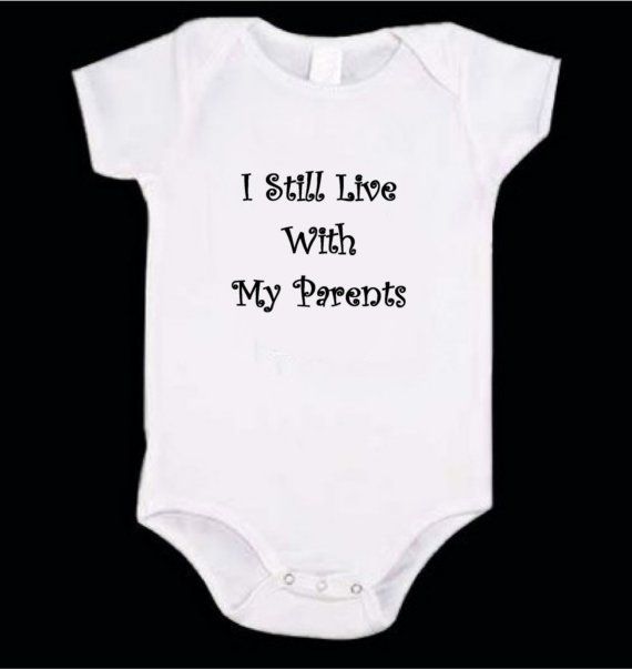 Baby Onesie  Funny Humorous Sayings  I Still Live by TeesAndMore