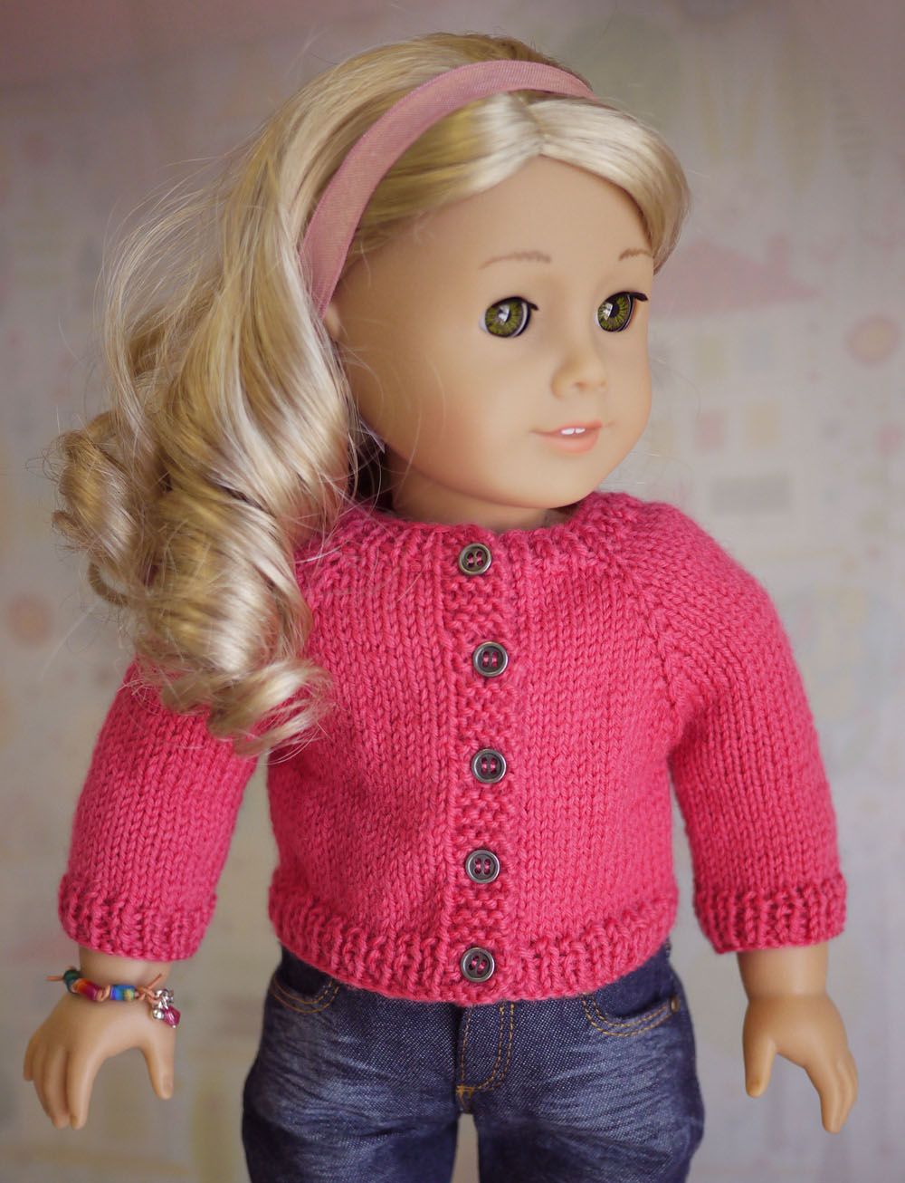American Girl Doll Cardigan Sweater Knitting Pattern | Cindy Rice ... - American Girl Doll Cardigan Sweater Knitting Pattern | Cindy Rice ... -   American Girl Patterns