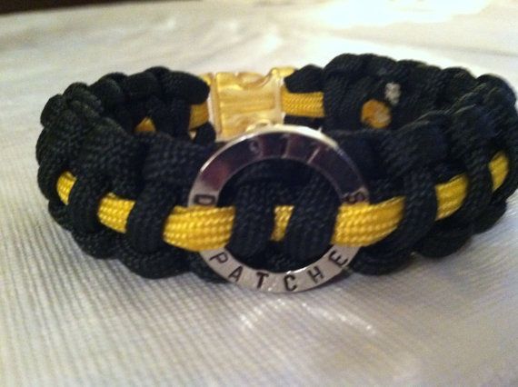 Thin Gold Line Paracord 911 Dispatchers by TheCraftyTraveler, $12.00