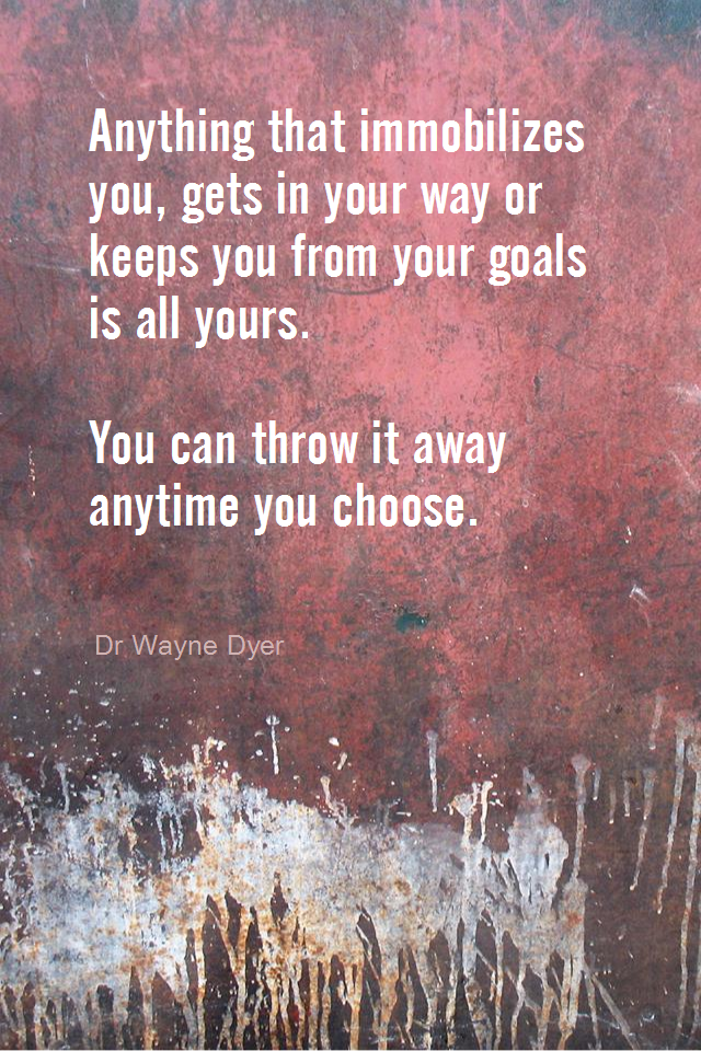 A quotation by Dr. Wayne Dyer