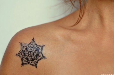 A lotus to represent a new beginning, or a hard time in life that has been overc