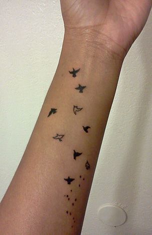I like the idea but instead of birds, planes. And not the placement. But definit