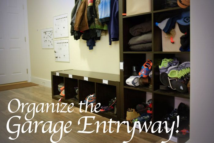 Organize the garage entrance