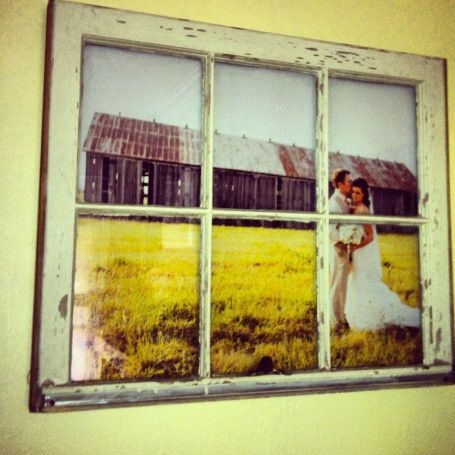 DIY – Vintage Window Pane Picture Frame