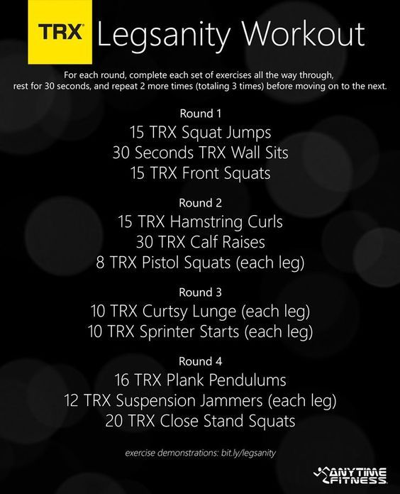 TRX Lower Body Workout