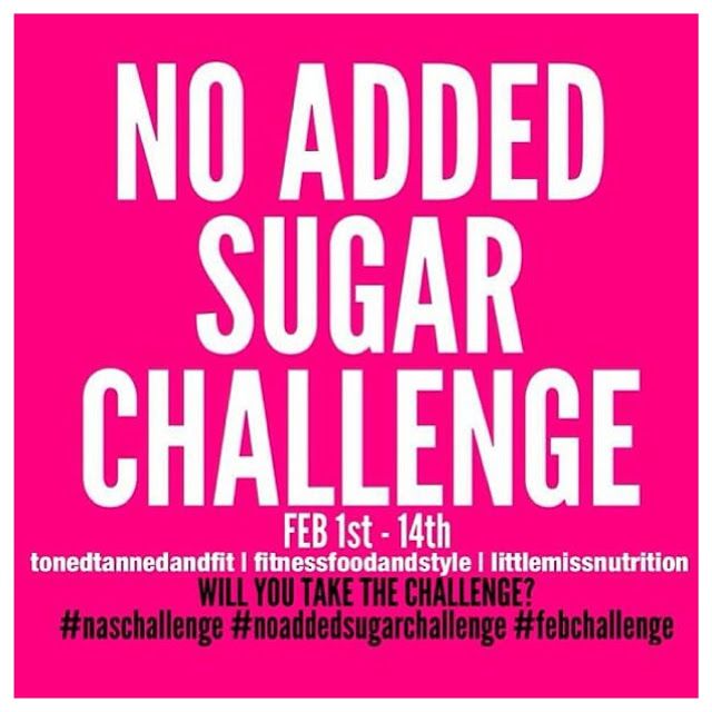No added sugar challenge 1st – 14th February