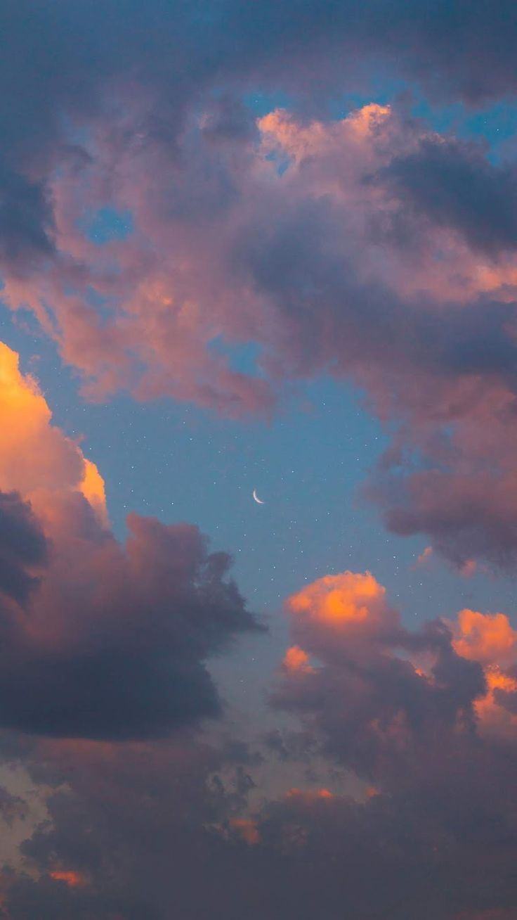 Crescent moon in the sky - Crescent moon in the sky -   10 beauty Pictures of the sky ideas