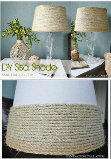 10 diy Lamp rope ideas