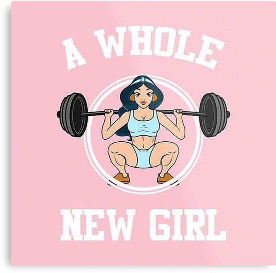 'A whole new girl' Metal Print by maramk - 'A whole new girl' Metal Print by maramk -   10 fitness Mujer fondos ideas