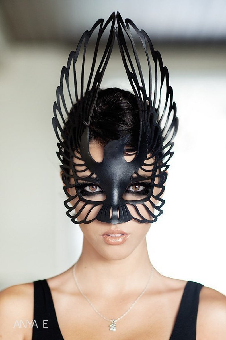 Raven leather mask - Raven leather mask -   12 beauty Mask awesome ideas