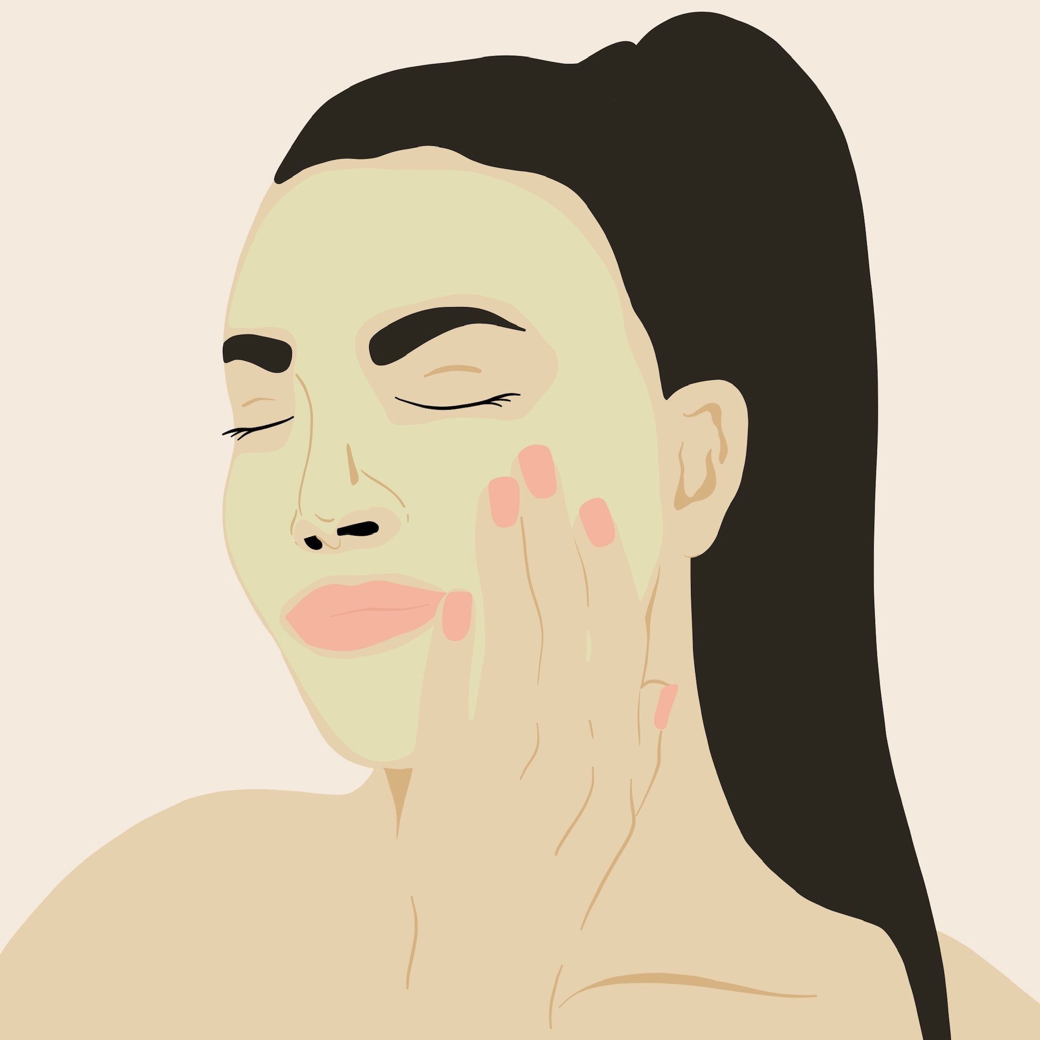 12 beauty Mask illustration ideas