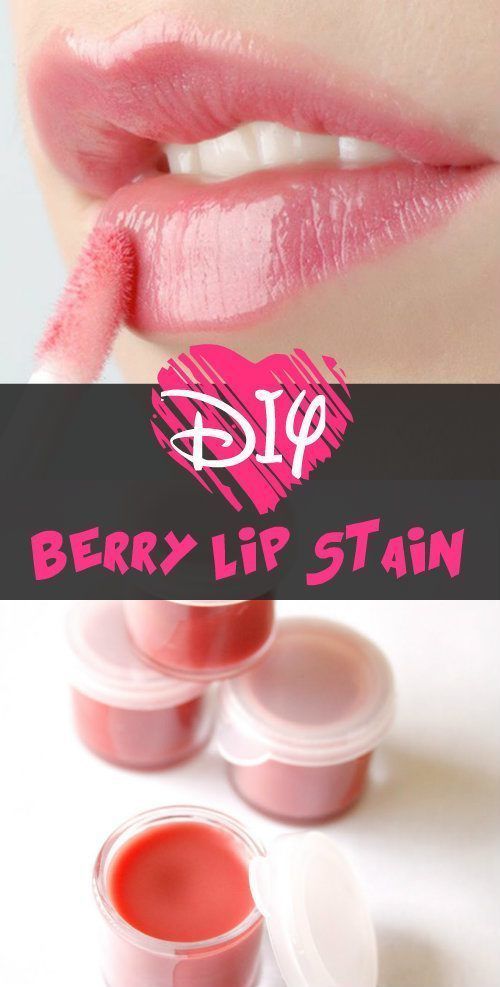 DIY Homemade Berry Lip Stain - DIY Homemade Berry Lip Stain -   12 diy Makeup lipstick ideas