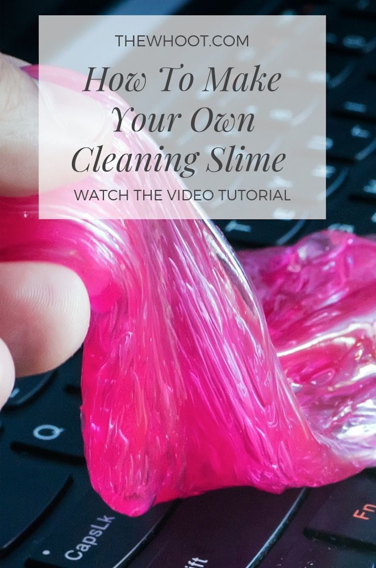Cleaning Slime Recipe Video Tutorial | The WHOot - Cleaning Slime Recipe Video Tutorial | The WHOot -   13 diy Slime elmers ideas