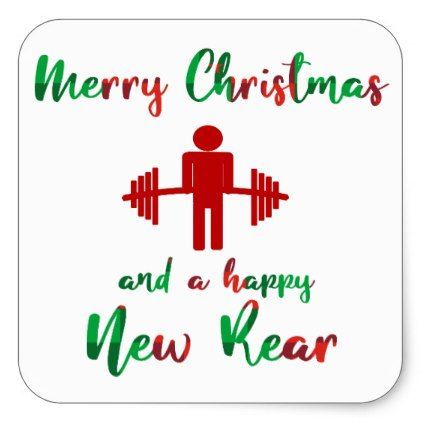 Funny Fitness Fitmas Christmas Trainer Sticker | Zazzle.com - Funny Fitness Fitmas Christmas Trainer Sticker | Zazzle.com -   14 christmas fitness Humor ideas
