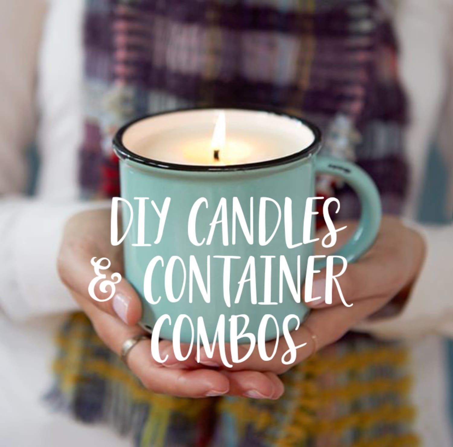 14 diy Candles containers ideas