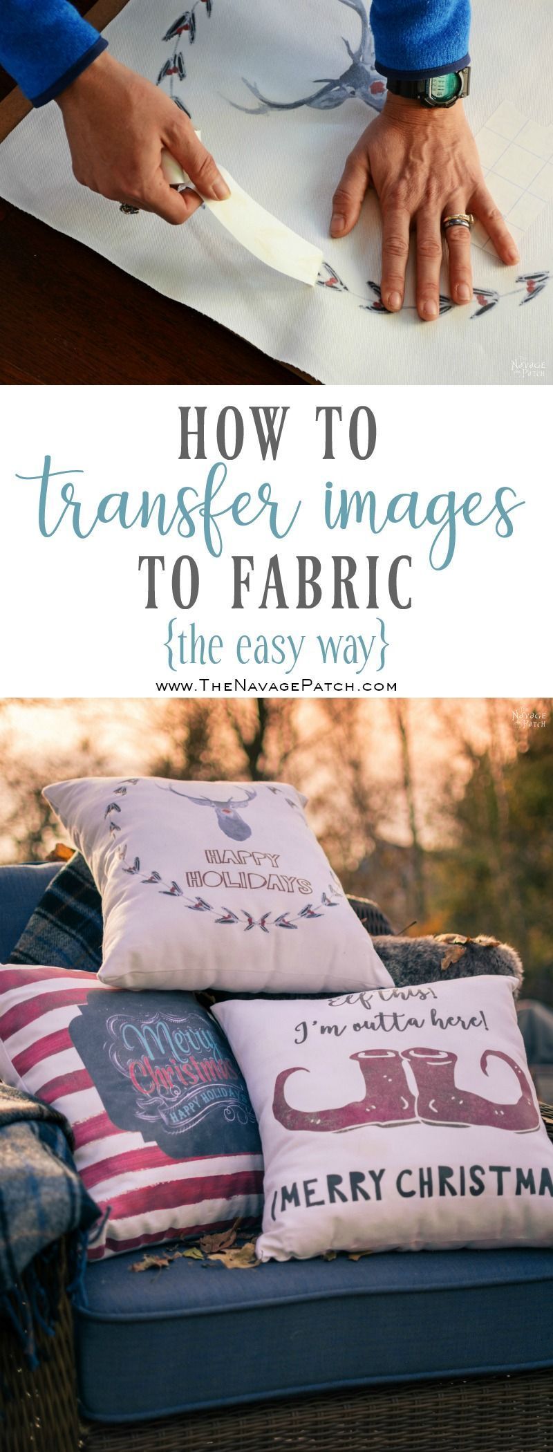 Image Transfer to Fabric - The Quick & Easy Way! - The Navage Patch - Image Transfer to Fabric - The Quick & Easy Way! - The Navage Patch -   14 diy Easy step by step ideas