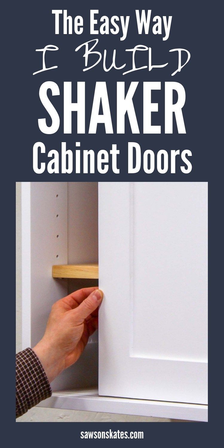 How to Build DIY Shaker Cabinet Doors (Easy) | Saws on Skates® - How to Build DIY Shaker Cabinet Doors (Easy) | Saws on Skates® -   14 diy Easy step by step ideas