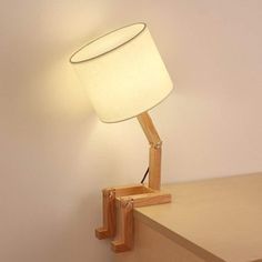 HAITRAL Wooden Table Lamp Creative Adjustable Stand for Bedrooms(HT-CL2249) - Walmart.com - HAITRAL Wooden Table Lamp Creative Adjustable Stand for Bedrooms(HT-CL2249) - Walmart.com -   14 diy Lamp desk ideas