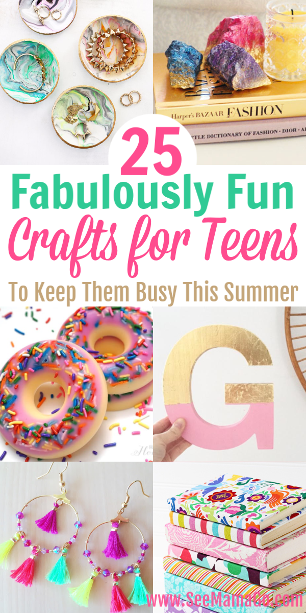 25 Fabulously Fun Crafts for Teens and Tweens - 25 Fabulously Fun Crafts for Teens and Tweens -   14 diy summer ideas