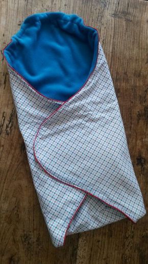 Patroon voor een baby wikkeldeken en tutorial - Patroon voor een baby wikkeldeken en tutorial -   15 diy Baby naaien ideas