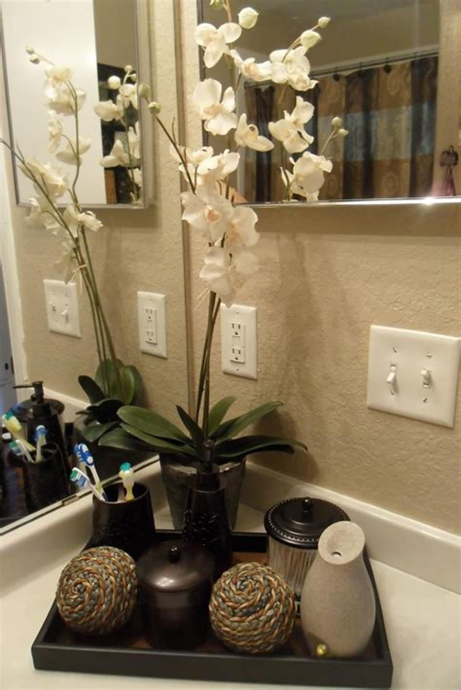 40 Beautiful Bathroom Vanity Tray Decor Ideas - DecoRecent - 40 Beautiful Bathroom Vanity Tray Decor Ideas - DecoRecent -   15 diy Bathroom tray ideas