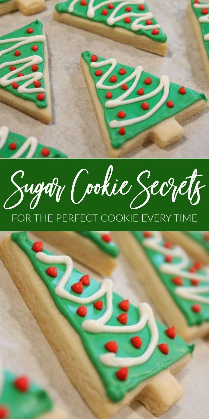 Cutout Sugar Cookie Recipe + SECRETS for Perfect Cookies! - Cutout Sugar Cookie Recipe + SECRETS for Perfect Cookies! -   diy Christmas cookies