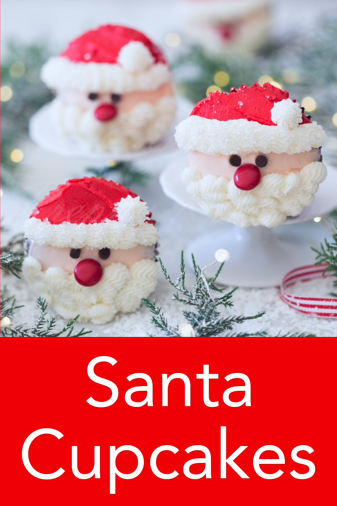 Santa Cupcakes - Santa Cupcakes -   15 diy Christmas cookies ideas