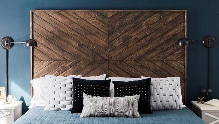 Massive Master Bedroom Makeover : The Weekender Series - Massive Master Bedroom Makeover : The Weekender Series -   15 diy Headboard chevron ideas