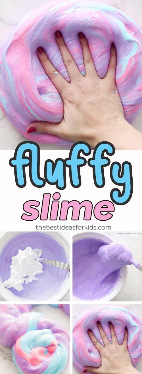 Fluffy Slime Recipe - Fluffy Slime Recipe -   15 diy Slime sem cola ideas