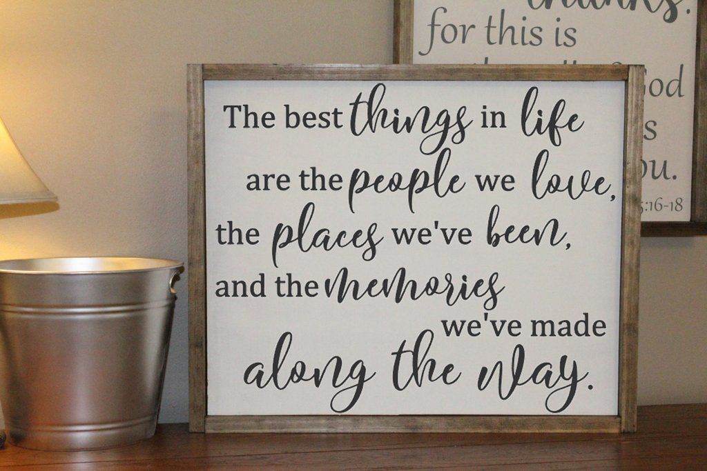 The Best Things in Life are the People We Love 1'x2' Framed Sign - The Best Things in Life are the People We Love 1'x2' Framed Sign -   16 beauty Life sign ideas