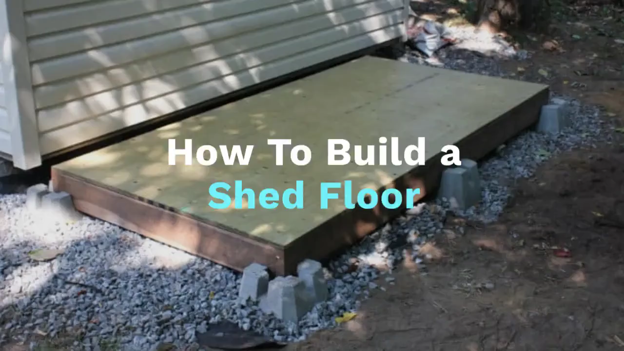 How To Build a Shed Floor - How To Build a Shed Floor -   17 diy Garden shed ideas