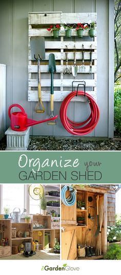 Shed Organization Ideas That Are Easy & Awesome | The Garden Glove - Shed Organization Ideas That Are Easy & Awesome | The Garden Glove -   17 diy Garden shed ideas