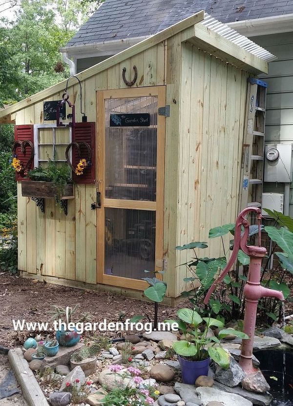 DIY Garden Shed from Picket Fence - DIY Garden Shed from Picket Fence -   17 diy Garden shed ideas