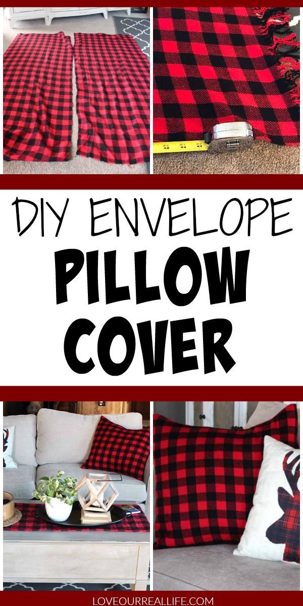 DIY Envelope Pillow Cover - DIY Envelope Pillow Cover -   17 diy Pillows recycle ideas