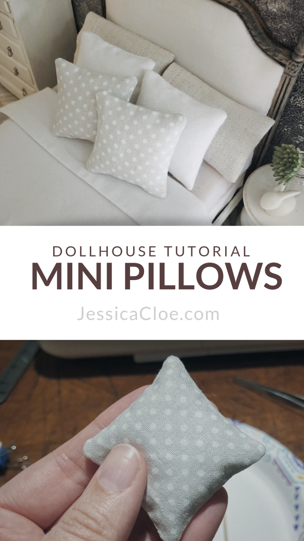 DIY Dollhouse Pillows — Jessica Cloe Miniatures - DIY Dollhouse Pillows — Jessica Cloe Miniatures -   17 diy Pillows recycle ideas
