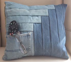Free pattern day !  Denim quilts - Free pattern day !  Denim quilts -   17 diy Pillows recycle ideas