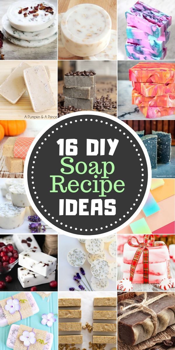 Homemade Soap Recipes: 16 Creative Ideas That You can DIY Easily - Homemade Soap Recipes: 16 Creative Ideas That You can DIY Easily -   17 diy Soap making ideas