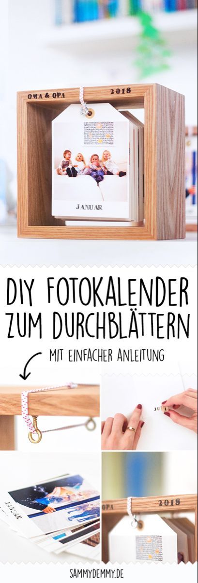 DIY Fotokalender im Holzrahmen: Bildlein, wechsel dich! • www.sammydemmy.de - DIY Fotokalender im Holzrahmen: Bildlein, wechsel dich! • www.sammydemmy.de -   17 kreative diy Ideen ideas