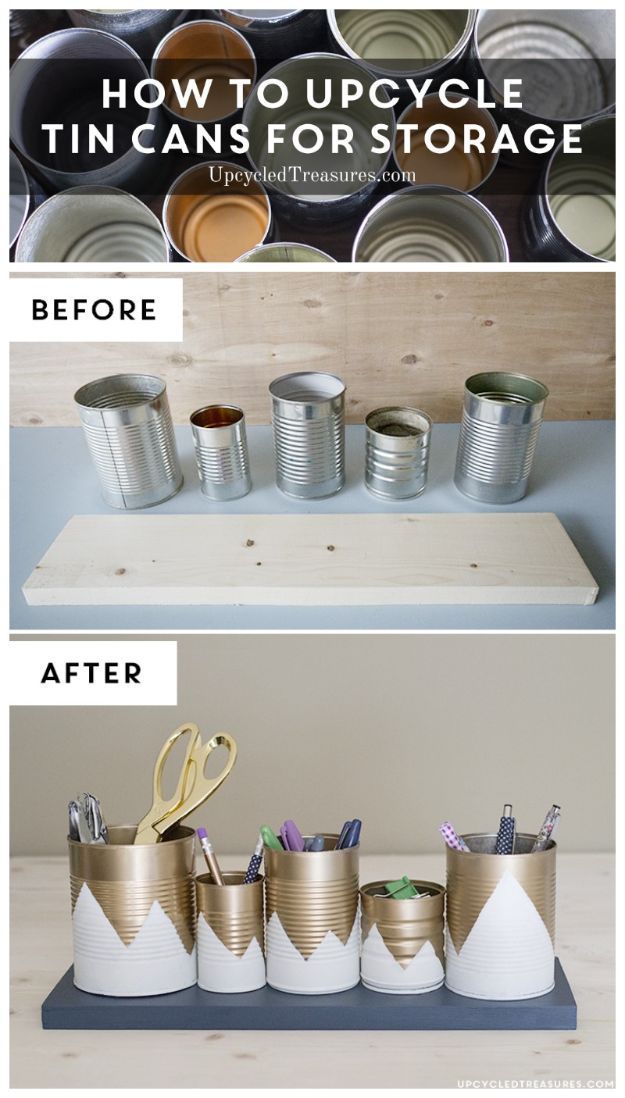 35 Creative DIY Ideas With Tin Cans - 35 Creative DIY Ideas With Tin Cans -   17 kreative diy Ideen ideas