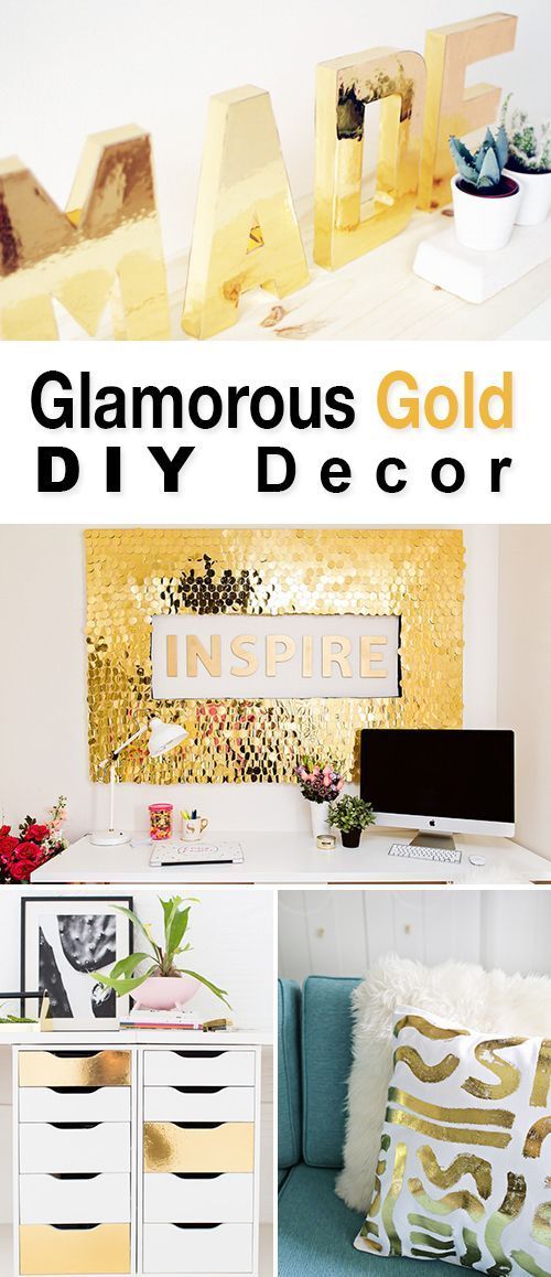 18 diy Decorations gold ideas