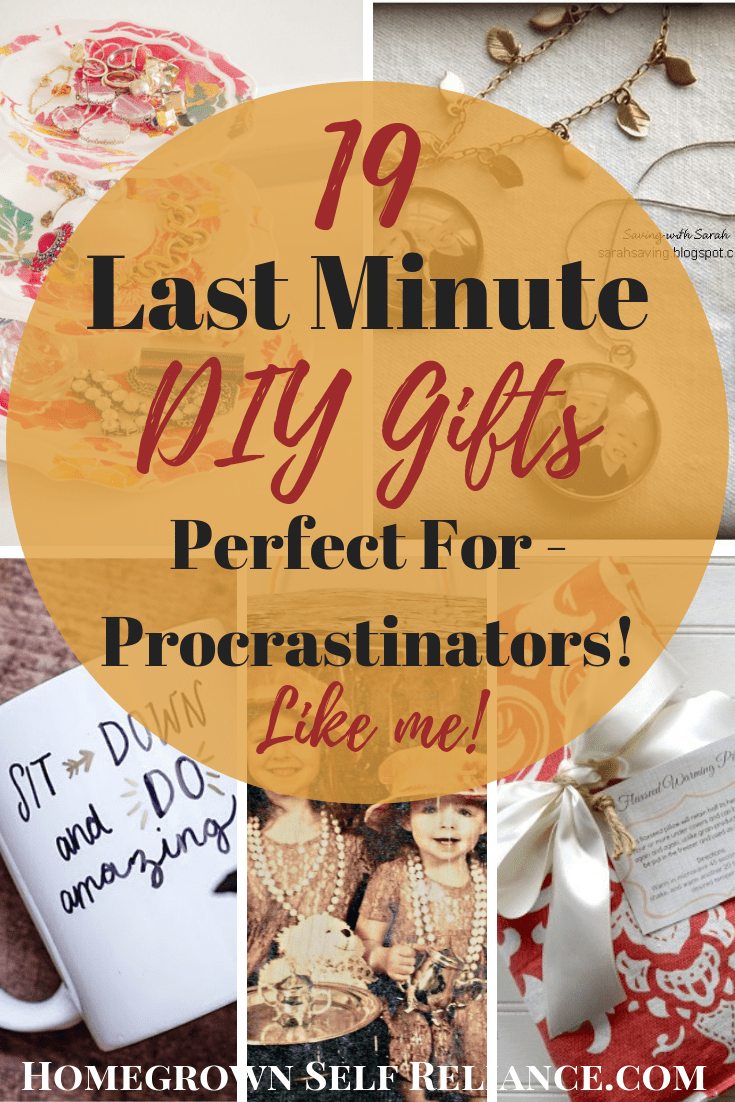 19 Last Minute DIY Gifts for Procrastinators - Homegrown Self Reliance - 19 Last Minute DIY Gifts for Procrastinators - Homegrown Self Reliance -   18 diy Gifts last minute ideas