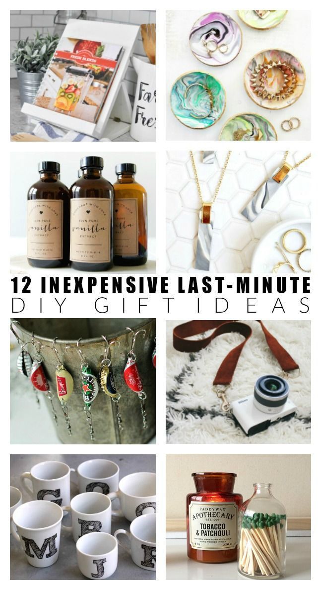 12 Inexpensive Last-Minute DIY Gift Ideas - 12 Inexpensive Last-Minute DIY Gift Ideas -   19 diy Gifts inexpensive ideas