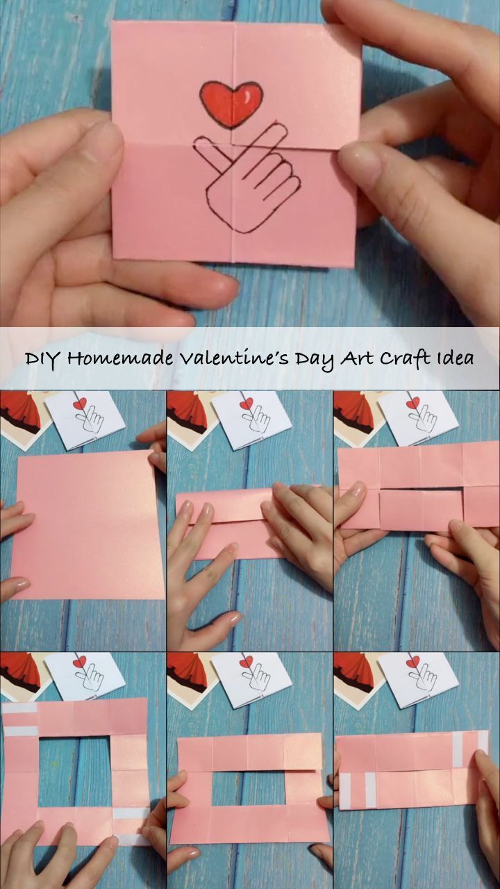 DIY Homemade Valentine's Day Art Craft Idea - DIY Homemade Valentine's Day Art Craft Idea -   19 diy Presents for kids ideas