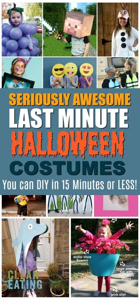 Last-Minute DIY Halloween Costume Ideas - Clean Eating with kids - Last-Minute DIY Halloween Costume Ideas - Clean Eating with kids -   19 quick diy Halloween Costumes ideas