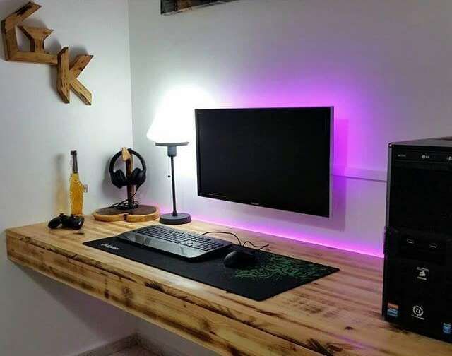 15 Inspiration to Build Your Own Computer Desk! | DIY - 15 Inspiration to Build Your Own Computer Desk! | DIY -   6 diy Desk gaming ideas